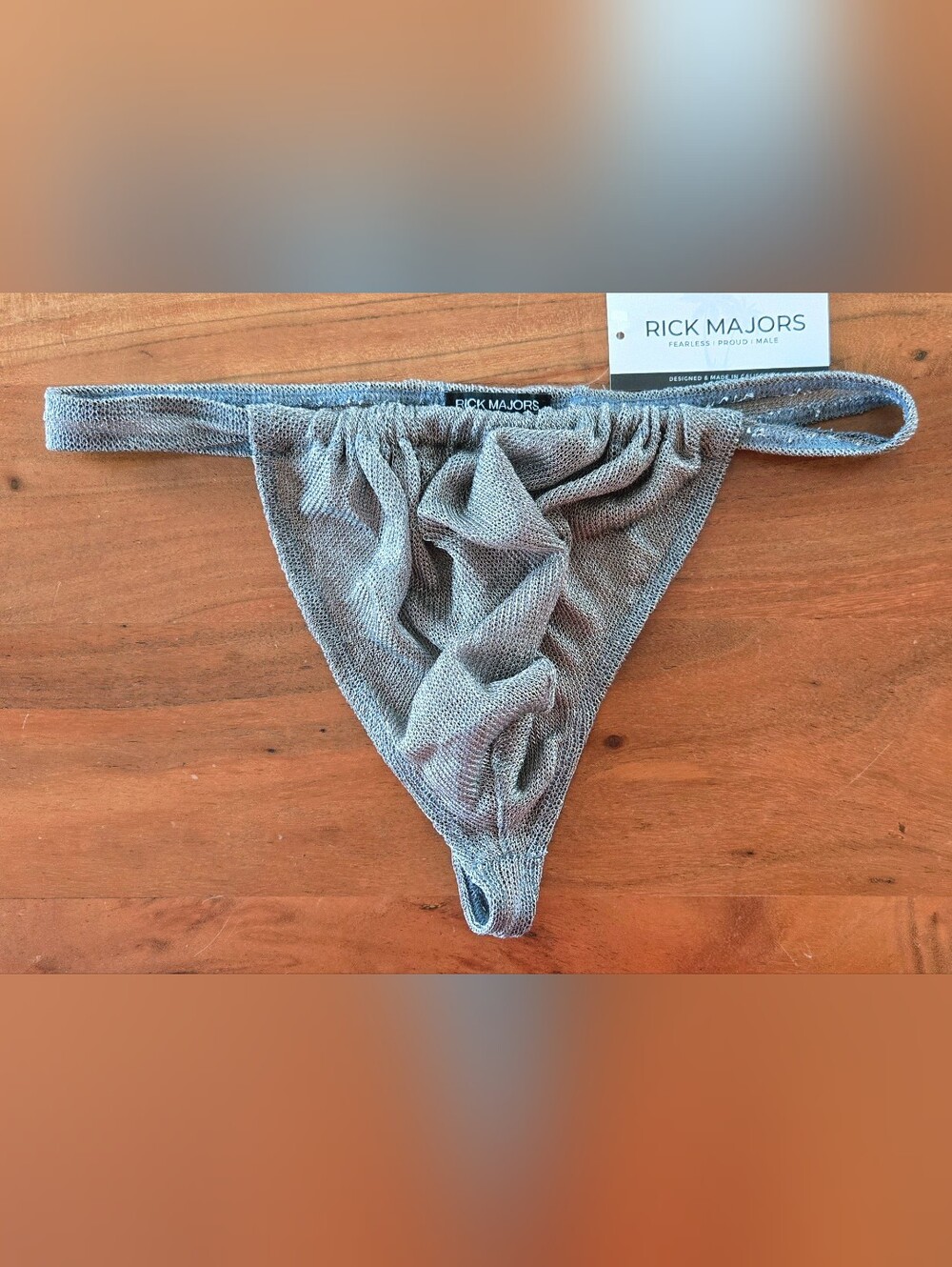 Mens Fishnet Thong